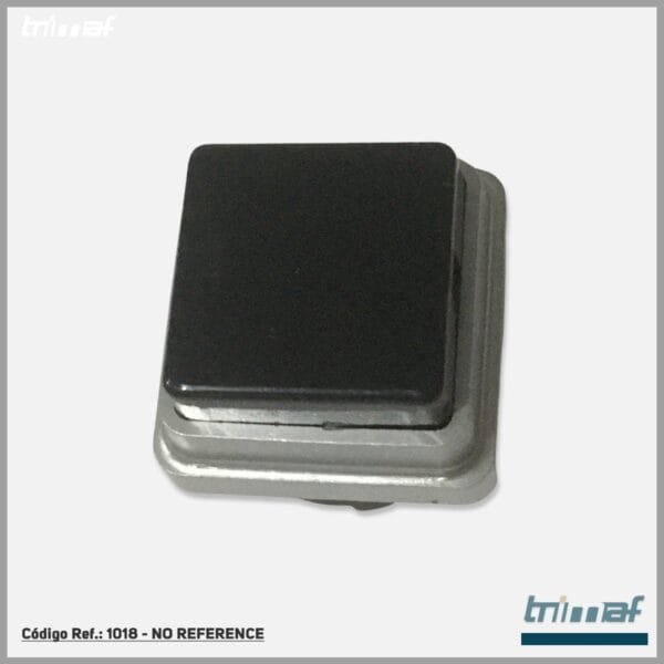 1018 - BOTAO QUADRADO PRETO - Image 2
