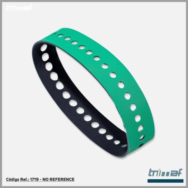 1719 - CORREIA FREIO DE FOLHAS LISA VERDE - MAN ROLAND 700 - Imagem 4
