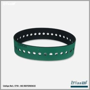 1719 – CORREIA FREIO DE FOLHAS LISA VERDE – MAN ROLAND 700